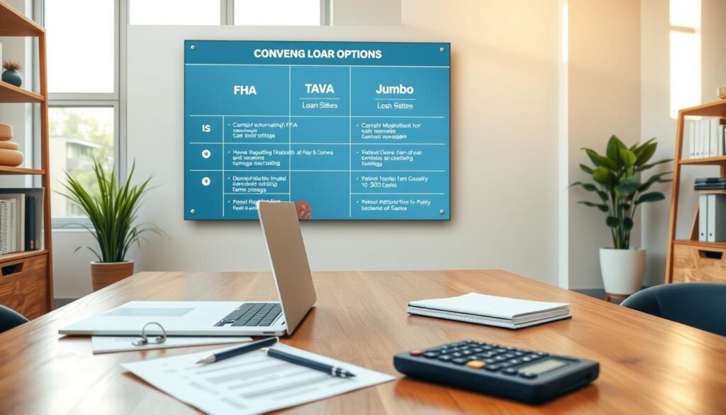 conventional FHA VA jumbo loan options