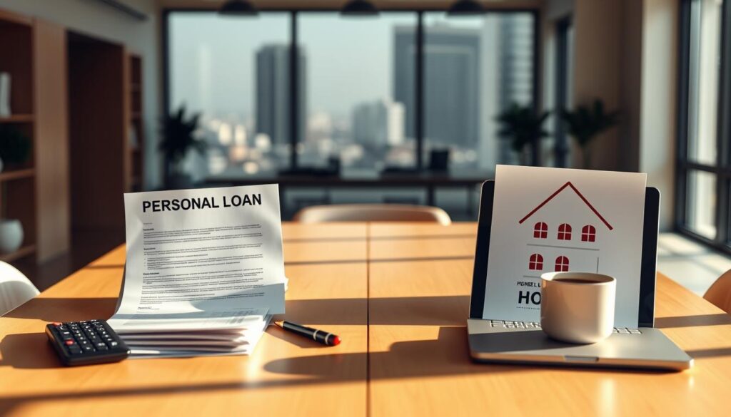 personal vs home loans