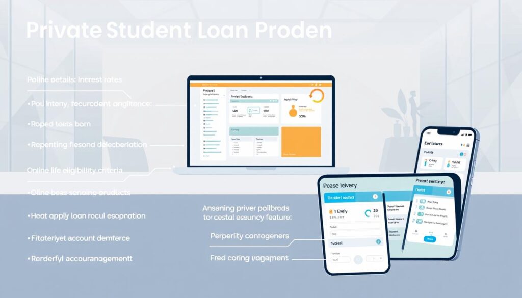 private student loan features